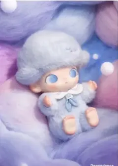 DIMOO Journal of New Life ぬいぐるみ ペンダント 青