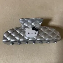ハローキティ シルバー ヘアクリップ