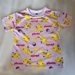 ポケモン　Tシャツ　ピンク　110cm ピカチュウ