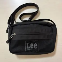 LEE ブラック ショルダーバッグ