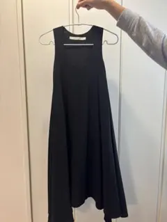 MARIHA(マリハ)シルクAラインワンピース　ブラックのサムネイル