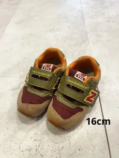 new balance 996 キッズシューズ オリーブ/バーガンディ
