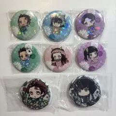 【新品未使用】鬼滅の刃 缶バッジ8個セット
