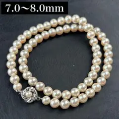 美品✨　パールネックレス　艶◎ 照り◎