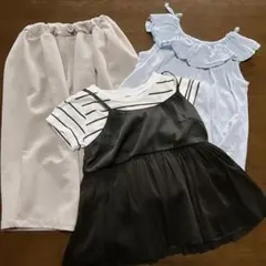 女の子♡夏服♡3点セット♡グローバルワーク♡サンカンシオン♡