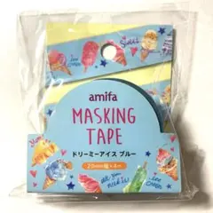 キャンドゥ　シール　マスキングテープ　ドリーミーアイス　ブルー　1点　入手困難のサムネイル