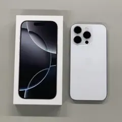 即日発送 iPhone 16 Pro ホワイト 本体　最大バッテリー98%