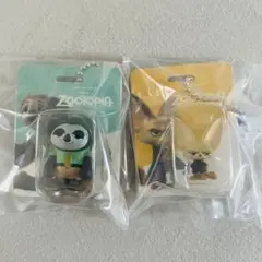 ズートピア フィギュア キーホルダー 2種セット