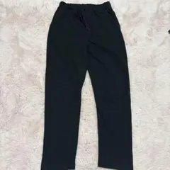 GLOBAL WORK 【未使用級】黒のコットン混紡長ズボン