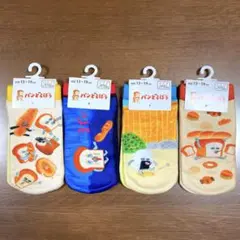 パンどろぼう⭐️キャラクター靴下 4足セット 13~19cm ソックス