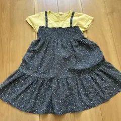 Samansa Mos2 花柄半袖ワンピース Mサイズのサムネイル