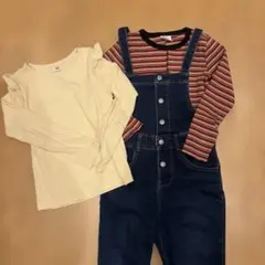 H&M ZARA オーバーオール セット 122/128から134