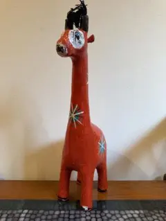 パリ購入 水牛 ペーパーマッシュ オブジェ フォークアート 民藝 パリ購入 水牛 ペーパーマッシュ オブジェ フォークアート 民藝 - メルカリ