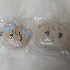 mikko ぬいぐるみまえがみクリップ マスコットミラー 〈ラテ〉