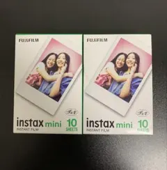 FUJIFILM instax mini インスタントフィルム 10枚×2