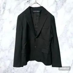 H83 美品 ラルフローレン テーラードジャケット ウール100% 黒 M9号