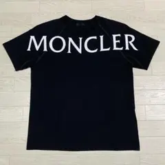 極美品〕モンクレール プリントロゴ L ワッペン Tシャツ 正規品 5S390 