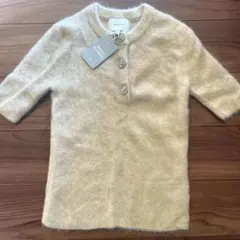 【新品未使用タグ付き】H&M EDITION モヘアブレンド リブニットトップス