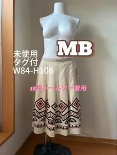 MB mint breeze タグ付 未使用 W84-H108 エスニック柄