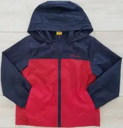 【美品】moujonjonムージョンジョン　バイカラータフタジャケット120cm