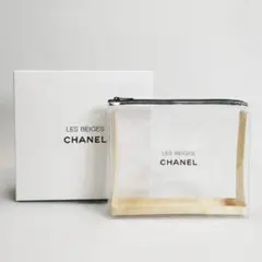 ch101bx 新品未使用本物　シャネル CHANEL　ノベルティクリアポーチのサムネイル