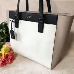 ケイトスペード　トートバッグ　キャメロンストリート　バイカラー　A4収納　大容量