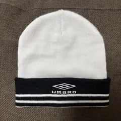 UMBRO ニット帽 メンズ ホワイト