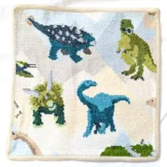 新品 フェイラー ジュラシック 恐竜 25×25cm ハンカチ 未使用