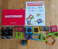 【ブロック2セット】マグフォーマー 大容量87pcs カード付きのサムネイル