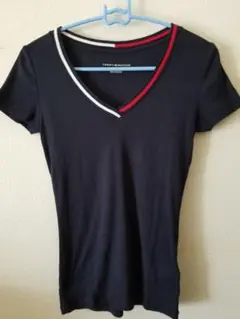 美。TOMMY HILFIGERレディースコットンUシャツ