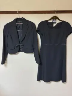 東京イギン スーツ・フォーマル　ワンピーススーツ 黒 S
