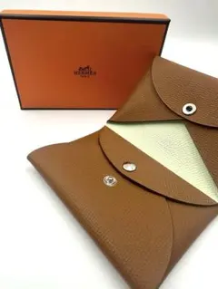 HERMES│ノートカバー 《ユリス》 PMゴールド【新品・付属品完備 
