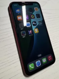 iPhone11 64GB 本体レッド SIMフリー バッテリー容量97% - メルカリ
