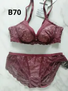 B70　L チュチュアンナ　花　刺繍　豪華　レース セット　ショーツ　りぼん