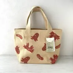 新品　ランチバッグ　帆布　ミニトート　ウィンナー　ソーセージ　タコ　たこ