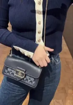 ❤️COACH❤️ショルダーバッグシグネチャーシャンブレー モーガンクロスボディ