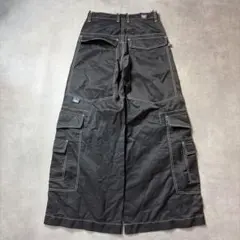 hobo dnm カーゴパンツ ブラック Y2K ストリート 極太 SK8 - メルカリ