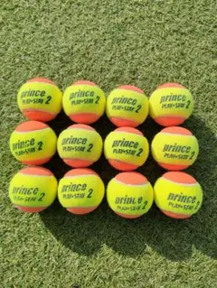prince PLAY&STAY 2 テニスオレンジボール 12個セット