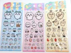 【韓国限定 ちいかわシール②】ちいかわ 5サイズステッカー ちいハチうさ セット