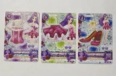 アイカツカード4枚セット　レッドステージコーデ　神崎美月