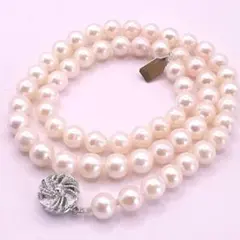 極美品・照り強✨アコヤ パールネックレスPearlNecklace 干渉色