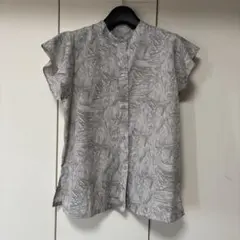 最終価格！mikke❤︎バンドカラー上品ブラウス⭐︎超美品！のサムネイル