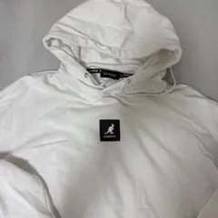 KANGOL ホワイト フード付きパーカー