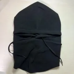 フリース ブラック フード付きネックウォーマー