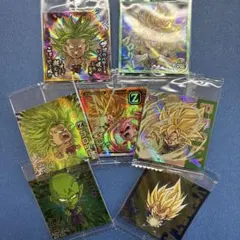 【未開封】ドラゴンボール超戦士シールウエハース超　ブロリー等6枚セット+おまけ付