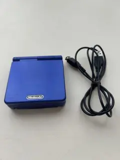 ゲームボーイアドバンスSP 本体 アズライトブルー 動作品 USB充電ケーブル付