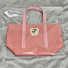 オールドテディガール ワッペントートバッグ L［ピンク］新品•未使用•匿名配送
