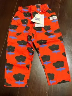 マーキーズホーガン 花柄赤パンツ 90 タグ付き新品