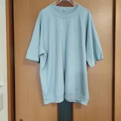 UNIQLOライトブルー ラグランスリーブ Tシャツ XL
