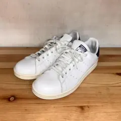 ●adidas stan smith デニムパッチ ネイビー・ホワイト 27.5